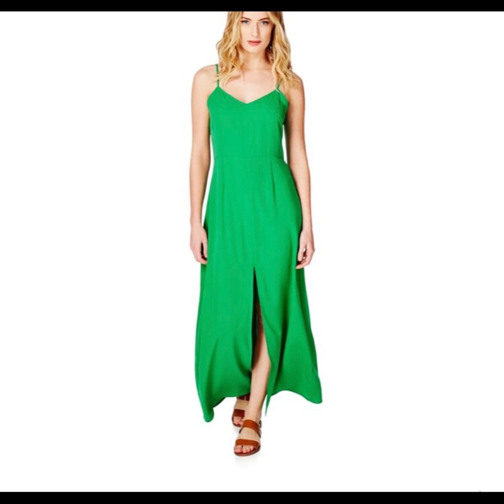 JustFab Front Slit Maxi Dress